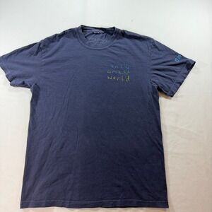 Coldplay Music of the Spheres Moon Music Tour T-Shirt Navy Blue Mens Medium